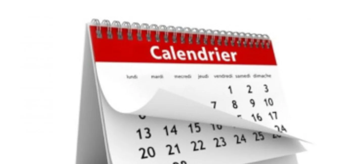 Calendrier Cun Cbg 2022